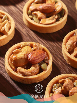 焦糖果仁撻
